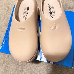 Adidas Tan Clogs